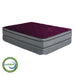 Purple/Grey 13" Euro Pillow Top Mattress Non-Flip, Full - LATIN HOME FURNITURE - (POMONA,CA)