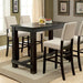 Sania II Antique Black Bar Table, Antique Black - LATIN HOME FURNITURE - (POMONA,CA)