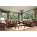 TABITHA Brown Love Seat, Brown - LATIN HOME FURNITURE - (POMONA,CA)