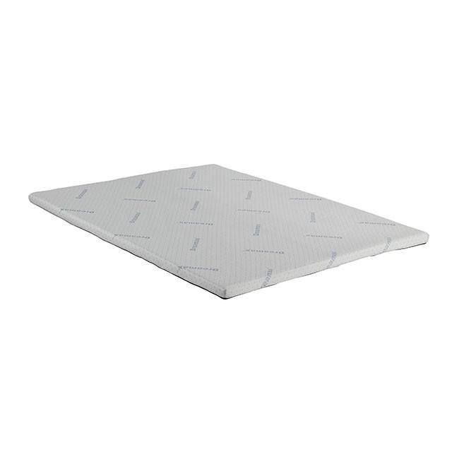 Ilene White Memory Foam Topper, Twin - LATIN HOME FURNITURE - (POMONA,CA)