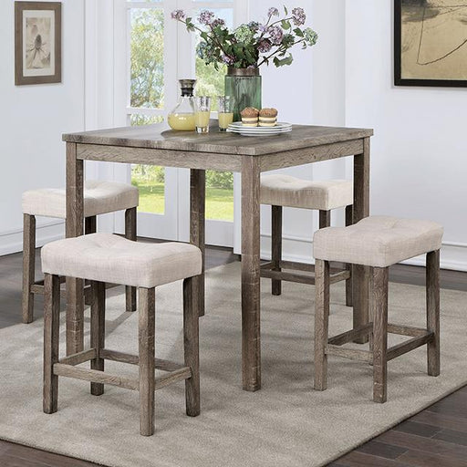 Torrean 5 Pc. Counter Ht. Set - LATIN HOME FURNITURE - (POMONA,CA)