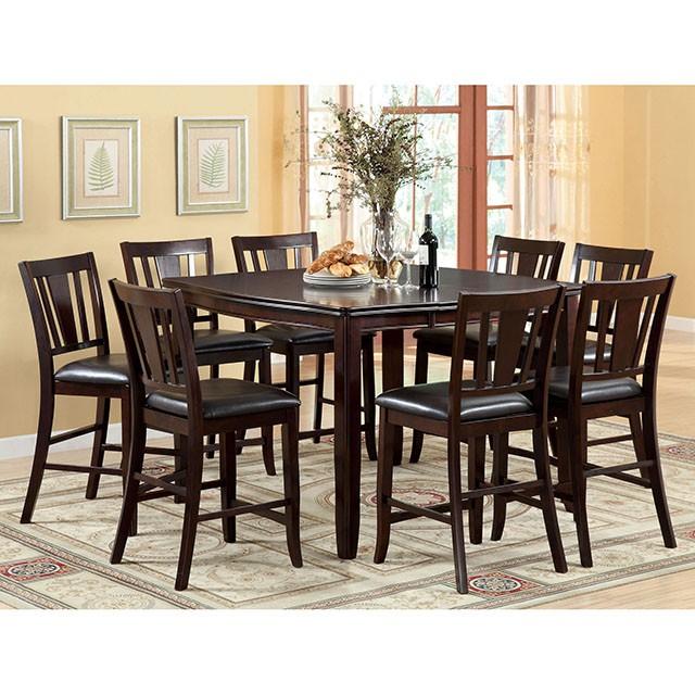 Edgewood II Espresso Counter Ht. Chair (2/CTN) - LATIN HOME FURNITURE - (POMONA,CA)