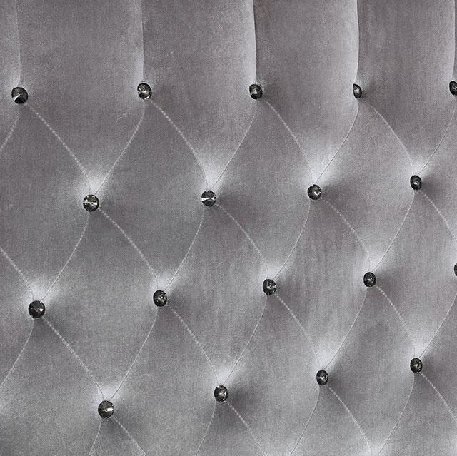 Alzir Gray Night Stand - LATIN HOME FURNITURE - (POMONA,CA)