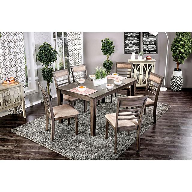 Taylah 5 & 7 Piece Dining Table Set - LATIN HOME FURNITURE - (POMONA,CA)