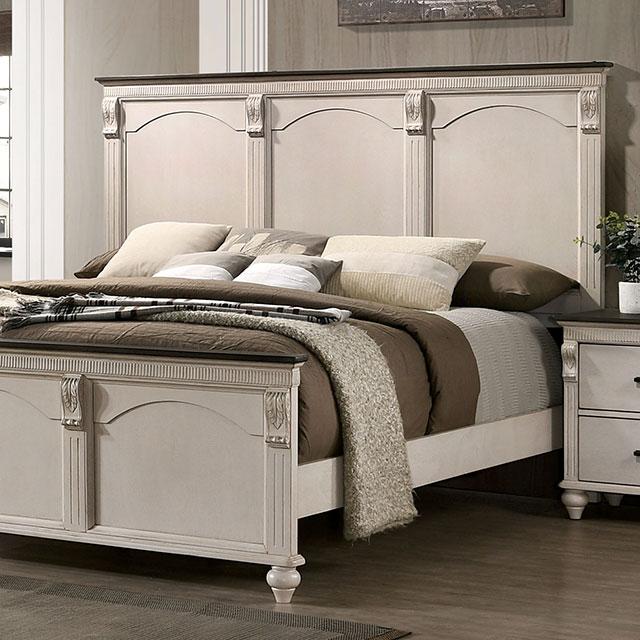 AGATHON Cal.King Bed - LATIN HOME FURNITURE - (POMONA,CA)