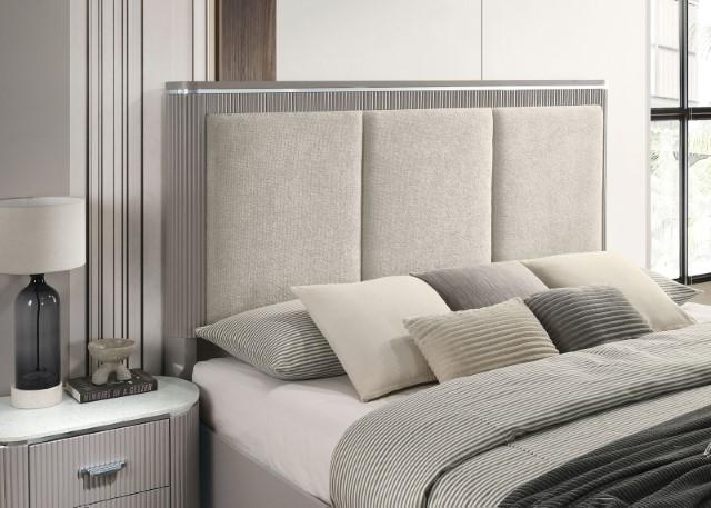 Aldridge Queen & E.King Bed - LATIN HOME FURNITURE - (POMONA,CA)