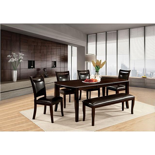 Woodside Dining Table Set with Bench - LATIN HOME FURNITURE - (POMONA,CA)