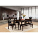 Woodside Dining Table Set with Bench - LATIN HOME FURNITURE - (POMONA,CA)