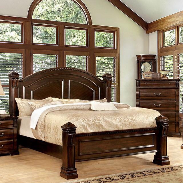 BURLEIGH Cherry Cal.King, E.King & Queen Bed - LATIN HOME FURNITURE - (POMONA,CA)