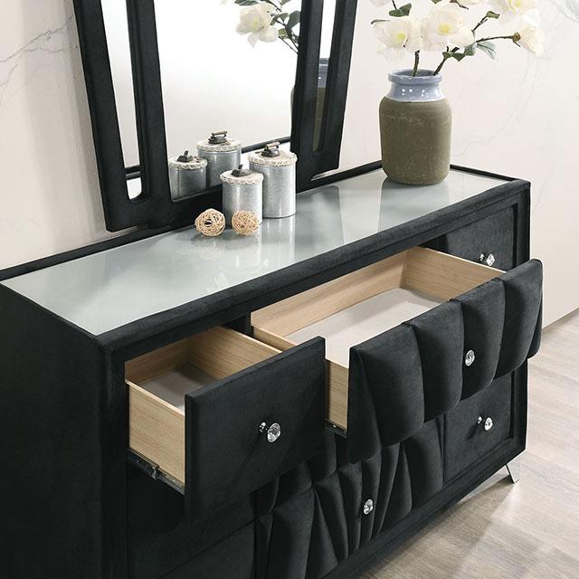 Carissa Queen Bedroom Set - LATIN HOME FURNITURE - (POMONA,CA)