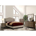 Carly Cal.King, E.King, Full, & Queen Bed Grey & Brown - LATIN HOME FURNITURE - (POMONA,CA)