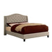 Carly Cal.King, E.King, Full, & Queen Bed Grey & Brown - LATIN HOME FURNITURE - (POMONA,CA)