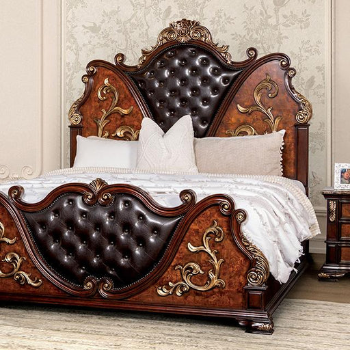 Aquilina King & Queen Bed - LATIN HOME FURNITURE - (POMONA,CA)