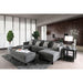 Lowry Gray Sectional w/ Ottoman - LATIN HOME FURNITURE - (POMONA,CA)