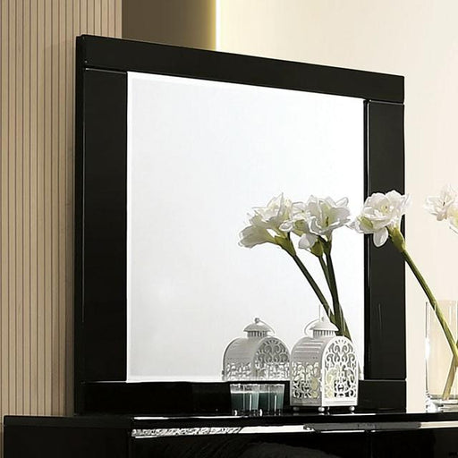Carlie Mirror Black - LATIN HOME FURNITURE - (POMONA,CA)