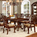 ELANA Brown Cherry Dining Table w/ 18" Butterfly Leaf - LATIN HOME FURNITURE - (POMONA,CA)