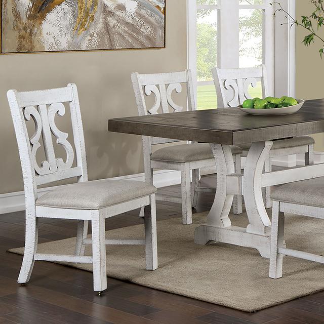 AULETTA Dining Table, Gray - LATIN HOME FURNITURE - (POMONA,CA)