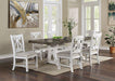 AULETTA Dining Table, Gray - LATIN HOME FURNITURE - (POMONA,CA)