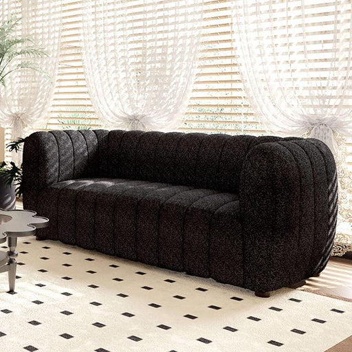 AVERSA Loveseat, Black, Gray, & White - LATIN HOME FURNITURE - (POMONA,CA)