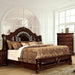 Flandreau Brown Cherry/Espresso Cal.King, E.King & Queen Bed - LATIN HOME FURNITURE - (POMONA,CA)