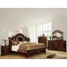 Flandreau Brown Cherry/Espresso Cal.King, E.King & Queen Bed - LATIN HOME FURNITURE - (POMONA,CA)