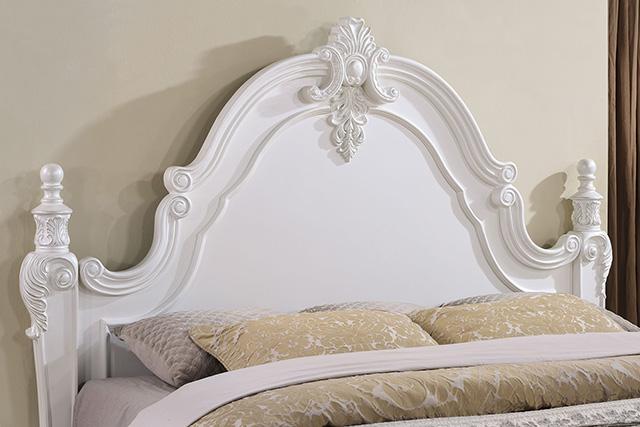 Francione Bed Chrome & Cherry