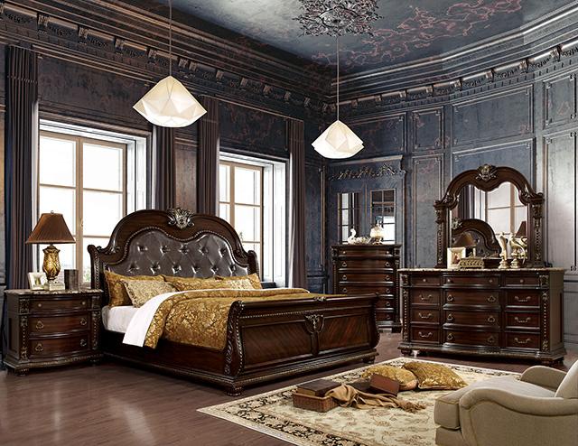 Fromberg Bed - LATIN HOME FURNITURE - (POMONA,CA)
