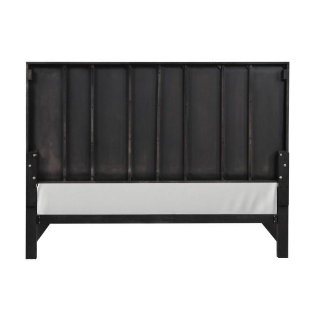 Goldsberg E.King & Queen Bed Grey & Pink - LATIN HOME FURNITURE - (POMONA,CA)