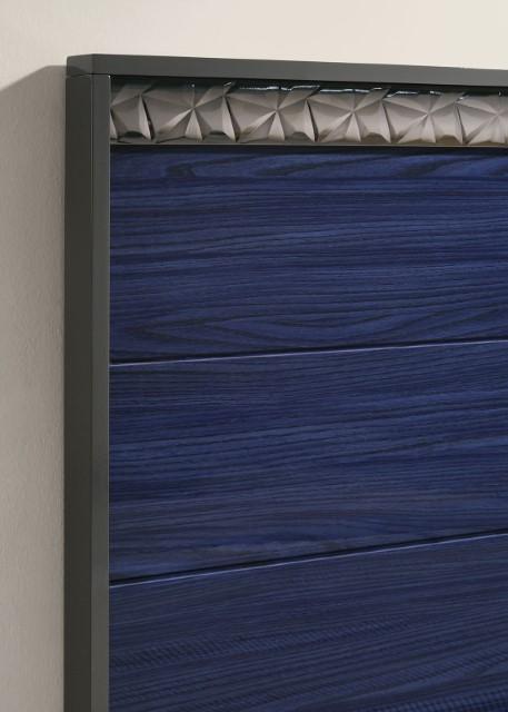Morcote E.King & Queen Bed - LATIN HOME FURNITURE - (POMONA,CA)