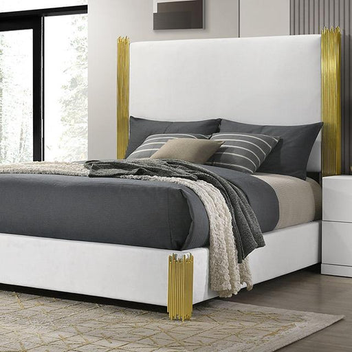 Basildon E.King & Queen Bed - LATIN HOME FURNITURE - (POMONA,CA)