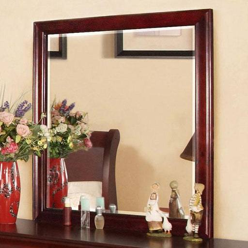 Laurelle Mirror Cherry - LATIN HOME FURNITURE - (POMONA,CA)
