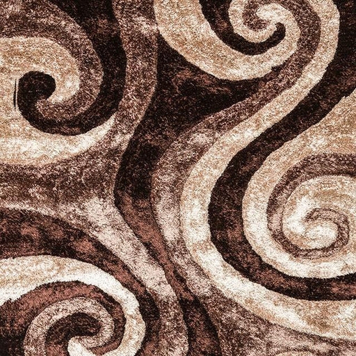 Fermont Brown Beige 5' X 8' Area Rug image