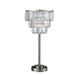 Meg Clear Table Lamp - LATIN HOME FURNITURE - (POMONA,CA)