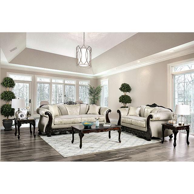 Newdale Ivory Sofa - LATIN HOME FURNITURE - (POMONA,CA)