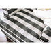 Patricia Ivory/Black Stripe Chair - LATIN HOME FURNITURE - (POMONA,CA)