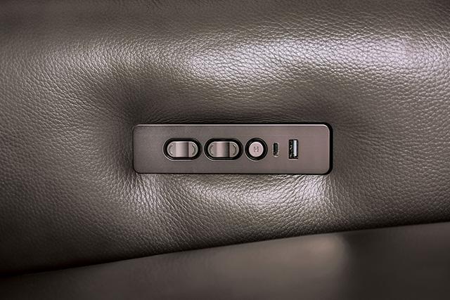 PHINEAS Power Sofa, Gray - LATIN HOME FURNITURE - (POMONA,CA)