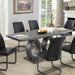 Saskia Gray Dining Table - LATIN HOME FURNITURE - (POMONA,CA)