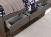 TIBALT Twin DayBed w/ Trundle, Dark Gray - LATIN HOME FURNITURE - (POMONA,CA)