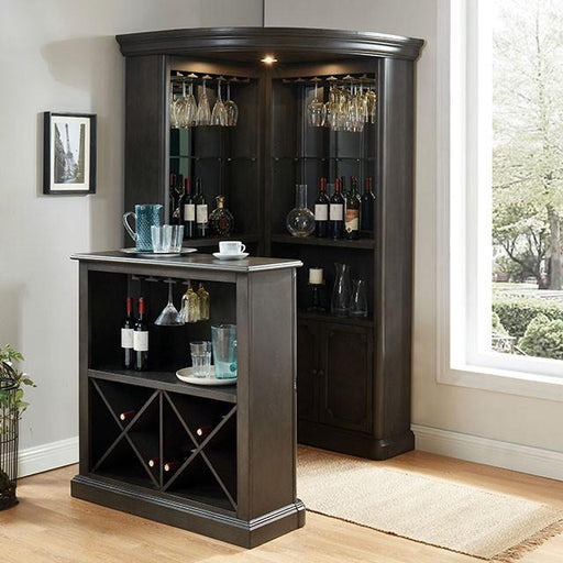 Voltaire Gray Bar Table - LATIN HOME FURNITURE - (POMONA,CA)