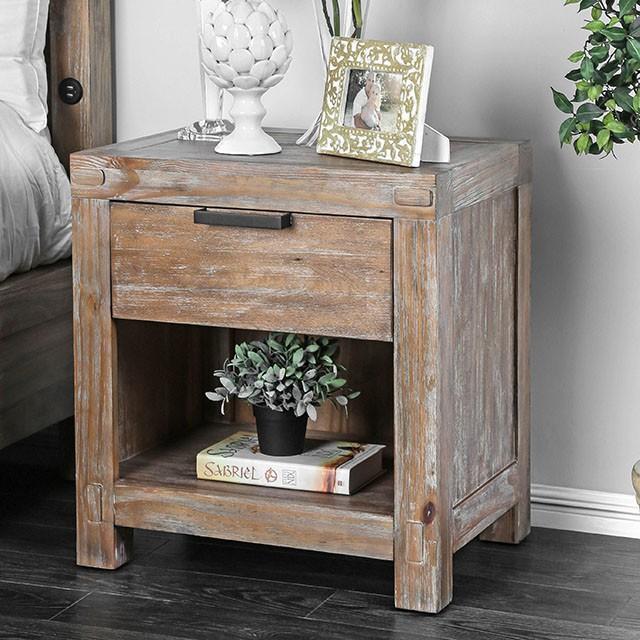 Wynton Weathered Light Oak Night Stand image