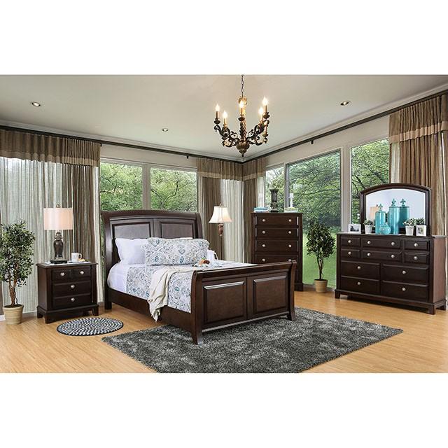Litchville Brown Cherry Night Stand - LATIN HOME FURNITURE - (POMONA,CA)
