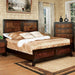 Patra Acacia/Walnut Queen Bed - LATIN HOME FURNITURE - (POMONA,CA)