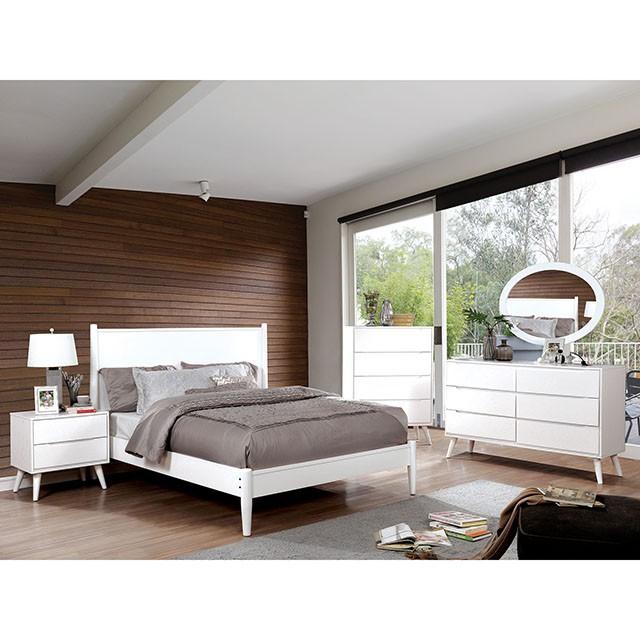 LENNART II White Dresser - LATIN HOME FURNITURE - (POMONA,CA)