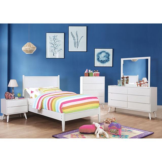 LENNART II White Dresser - LATIN HOME FURNITURE - (POMONA,CA)