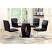 LODIA I Black/Silver Side Chair - LATIN HOME FURNITURE - (POMONA,CA)
