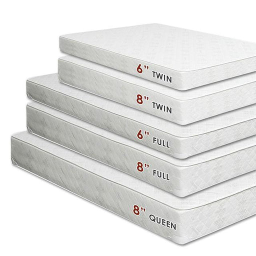 Daisy White 8" Bunkie Board Combo Mattress, Full - LATIN HOME FURNITURE - (POMONA,CA)