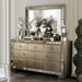 LORAINE Champagne Mirror - LATIN HOME FURNITURE - (POMONA,CA)
