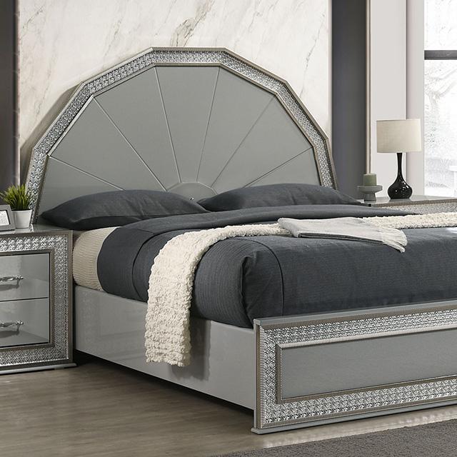 Cassiopeia Queen Bedroom Set Squre & Circular - LATIN HOME FURNITURE - (POMONA,CA)