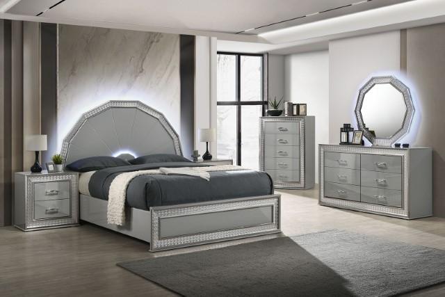Cassiopeia Queen Bedroom Set Squre & Circular - LATIN HOME FURNITURE - (POMONA,CA)