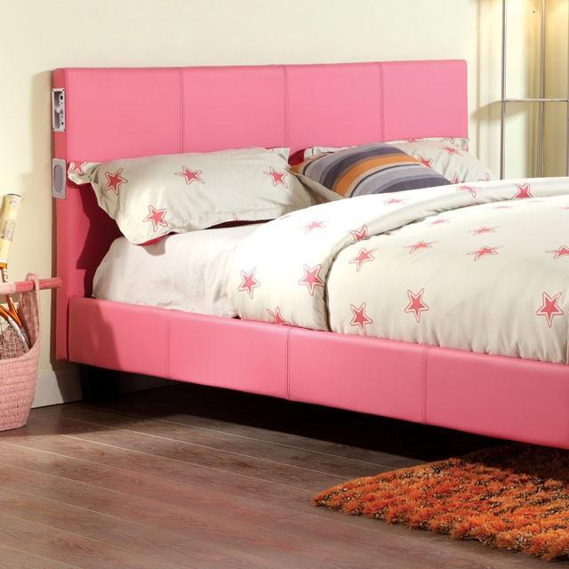 Evans E.King & Cal.King Bed Espressso, White, & Camel - LATIN HOME FURNITURE - (POMONA,CA)